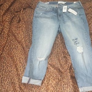 NWT Torrid  Crop Skinny Jeans